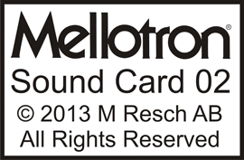 Mellotron Sound Card 02